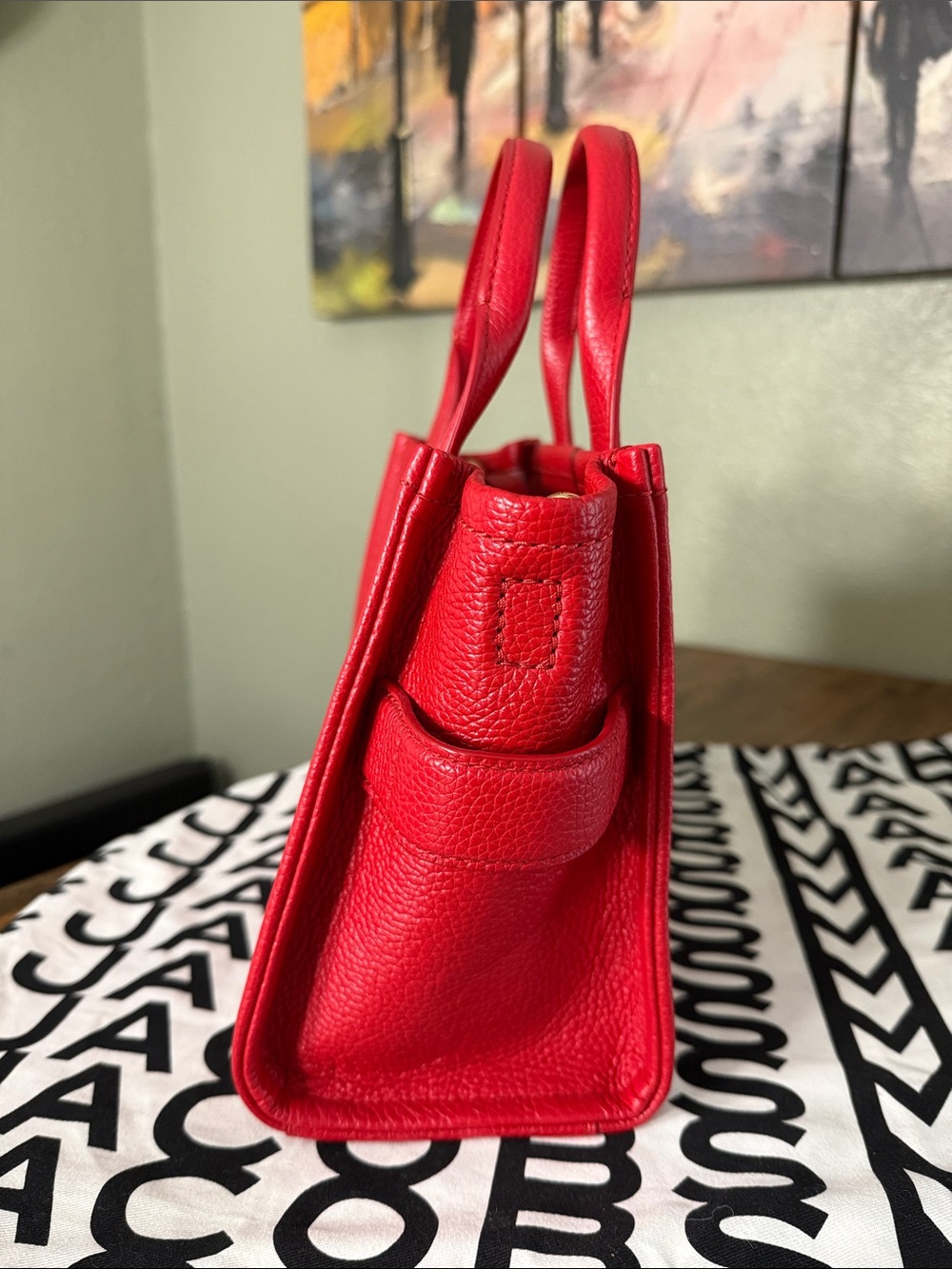 Marc Jacobs The Leather Small Tote Bag' - Picture 3 of 13